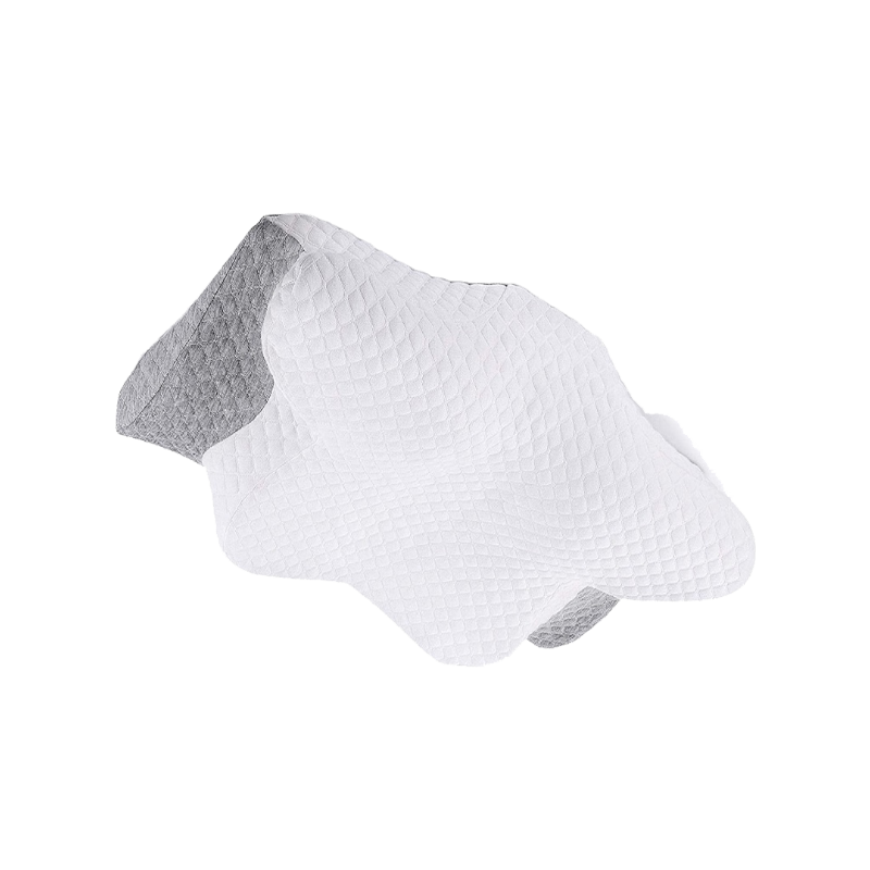 Memory Cotton niskakipu ääriviivat Uni Kaula-selkätuki tyyny Ergonominen sivuun tyyny