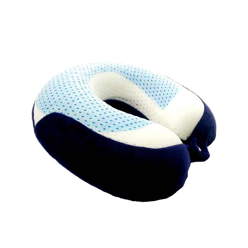 Neulottu Cooling Gel U-muotoinen Memory Foam -tyyny