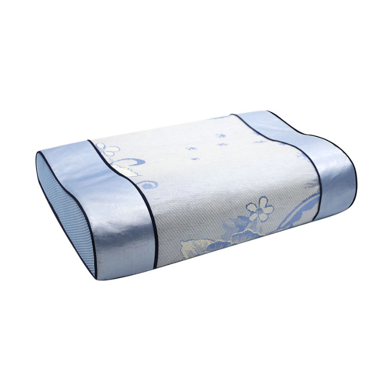 Amazon Hot Sale Chinoiserie Ice silkkityynyn päällinen Ergonominen Säädettävä koristeellinen Memory Foam kaulatyyny nukkumiseen