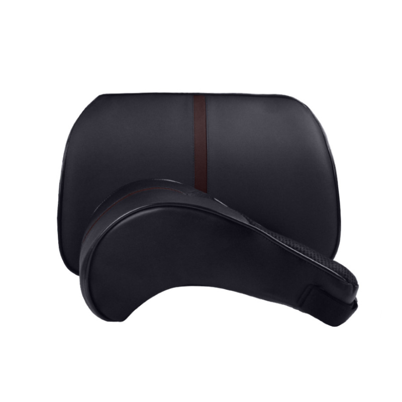 Sisustustarvikkeet Autotyyny niskatuki auton kaulatyyny istuimen selkänoja Nahka ristiselän auton ristiselän muistivaahto